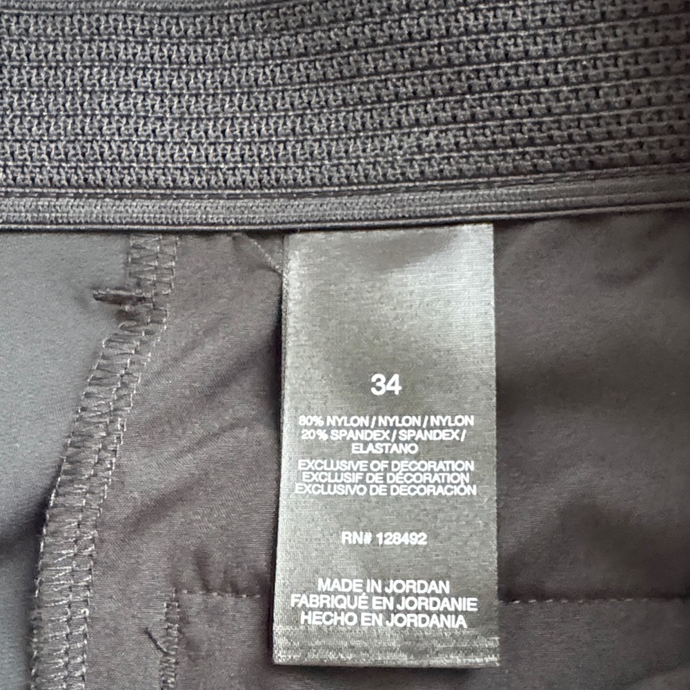 Greg Norman Collection Black Flat Front Shorts - Picture 2 of 4